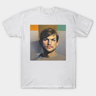 painting of Ashton`s face T-Shirt